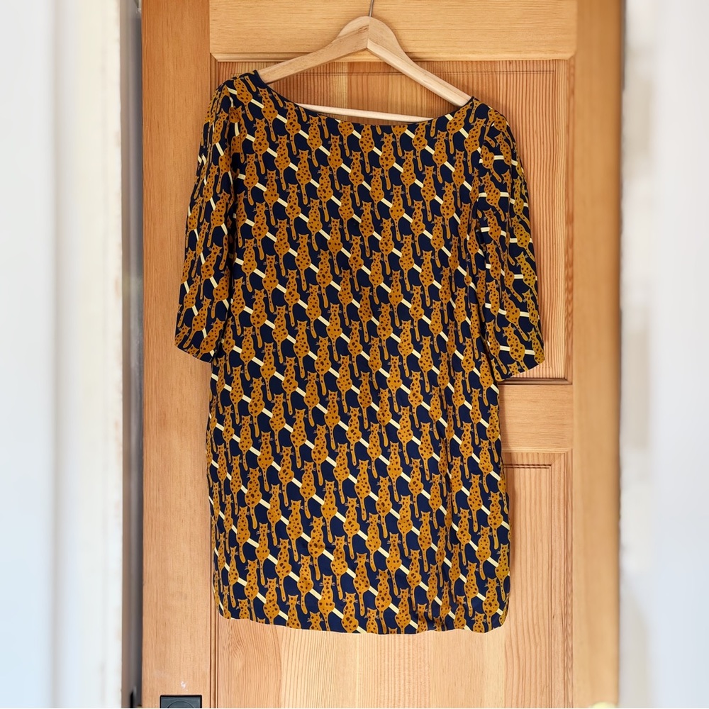 P&J mod dress with cat print! Size 38